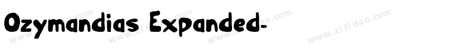Ozymandias Expanded字体转换